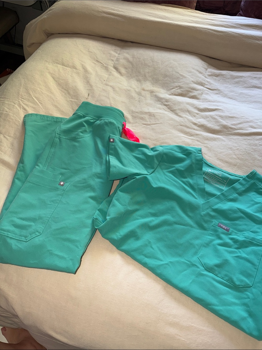 Figs Kids Teal Scrub Set